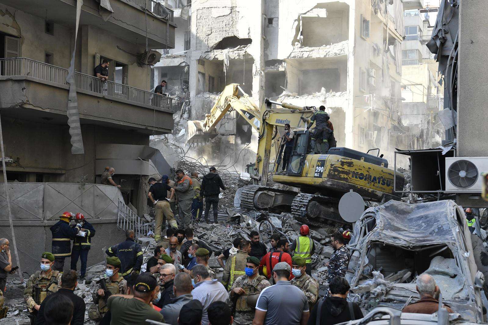 Suben a 11 los muertos y a 63 los heridos en un ataque israelí en el centro de Beirut