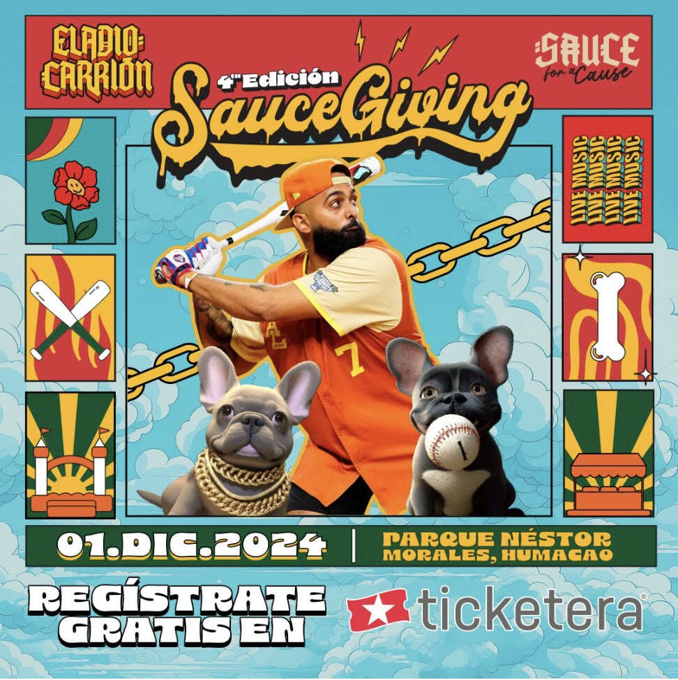Evento benéfico “SauceGiving” de Eladio Carrión ofrecerá nuevas sorpresas