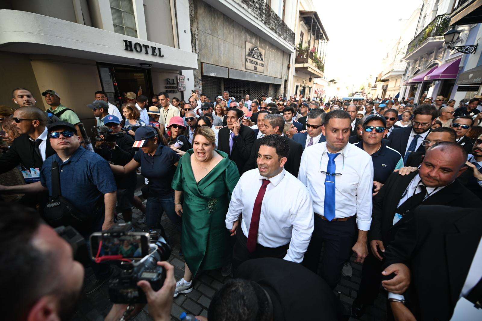 EN VIVO: Jenniffer González llega hasta La Fortaleza