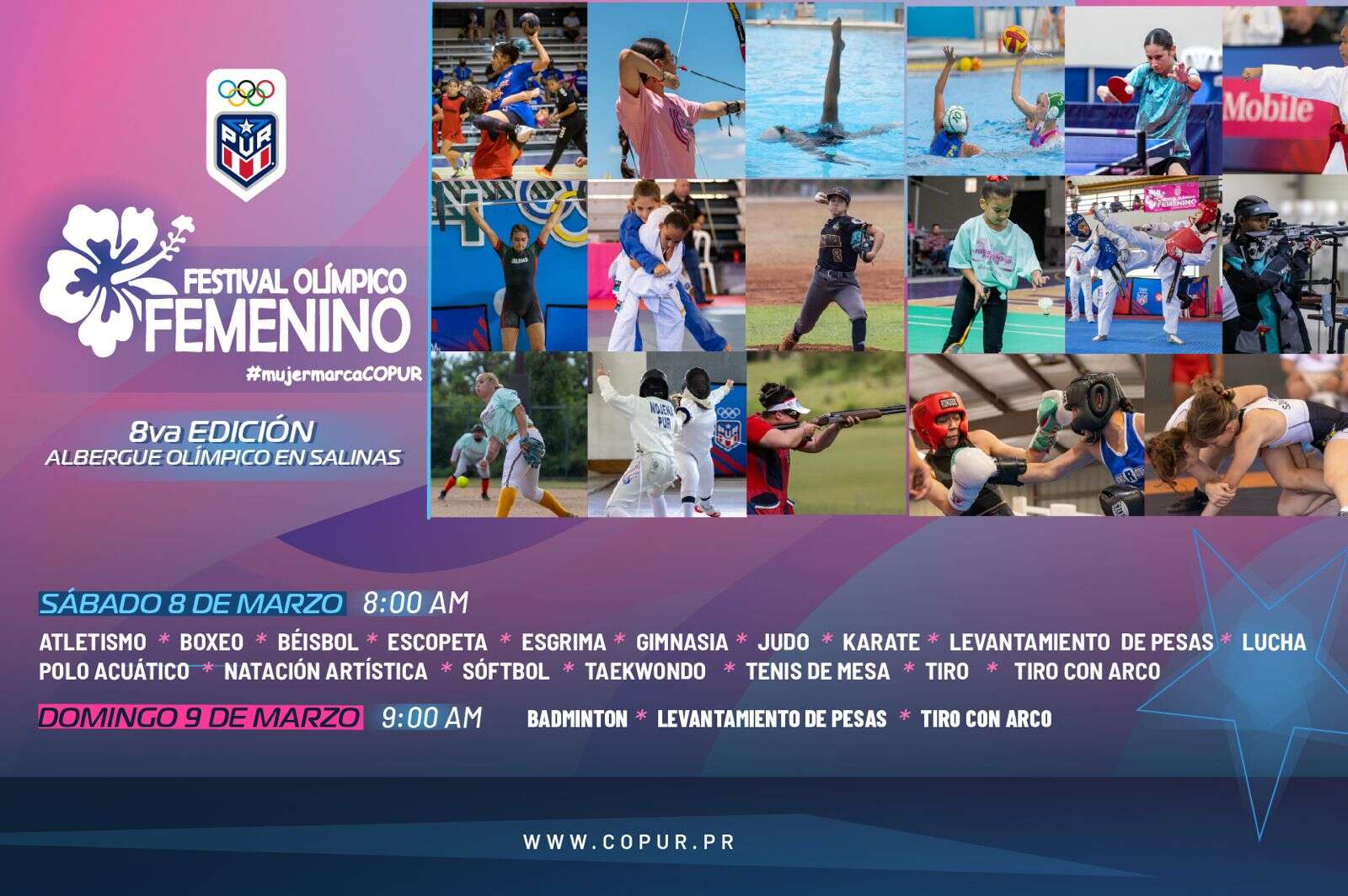 El Albergue Olímpico recibe este año al Festival Olímpico Femenino