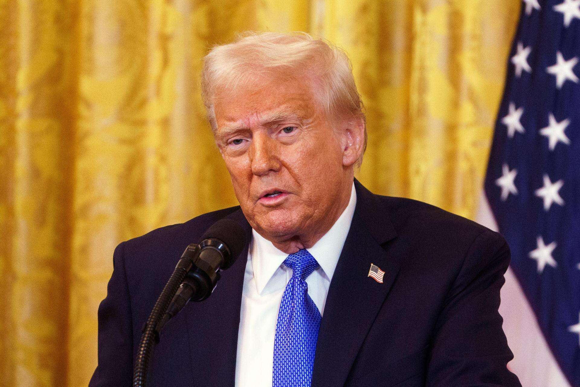 Trump dice que los palestinos desplazados no podrán regresar a Gaza