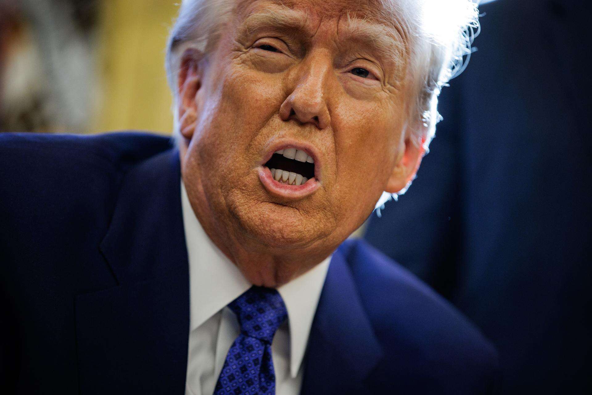 Trump envía un mensaje a los inmigrantes por el Día de San Valentín