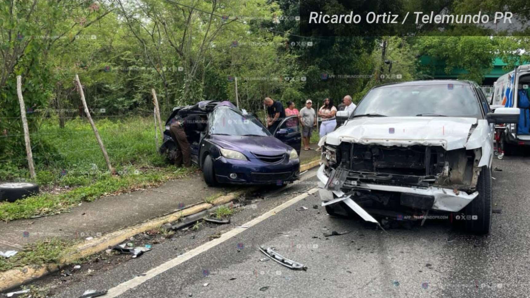 Mueren dos personas en aparatoso accidente en Yauco