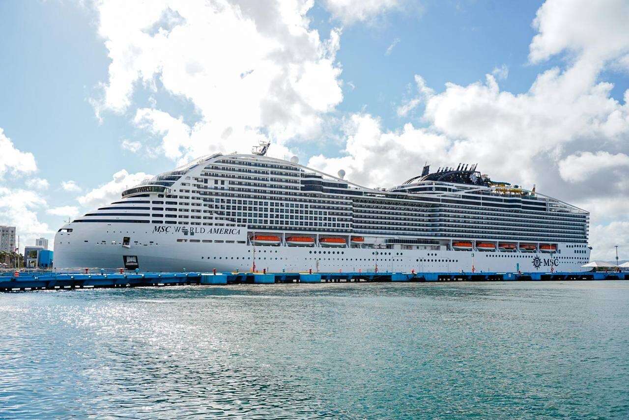 MSC World America atraca por primera vez en el Puerto de San Juan