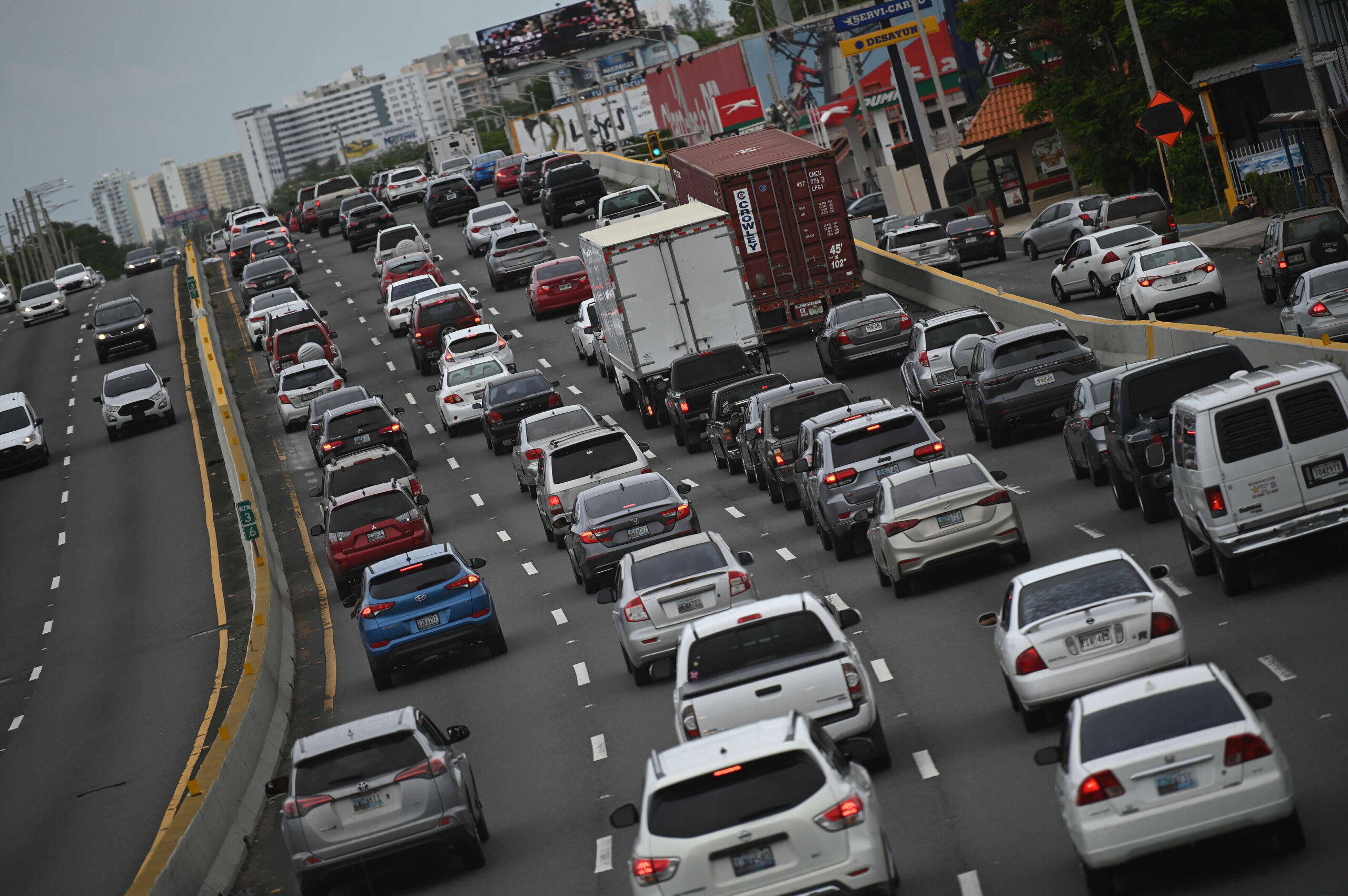 Tránsito semipesado para la zona metro