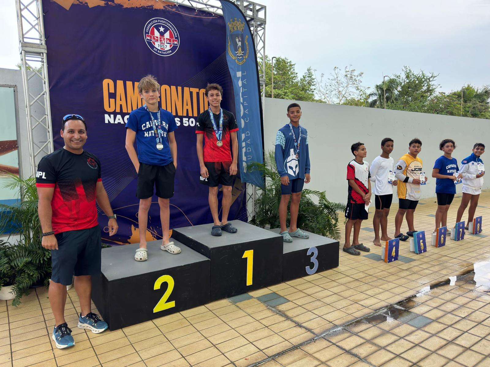 Comienza el campeonato nacional de natación 50 metros