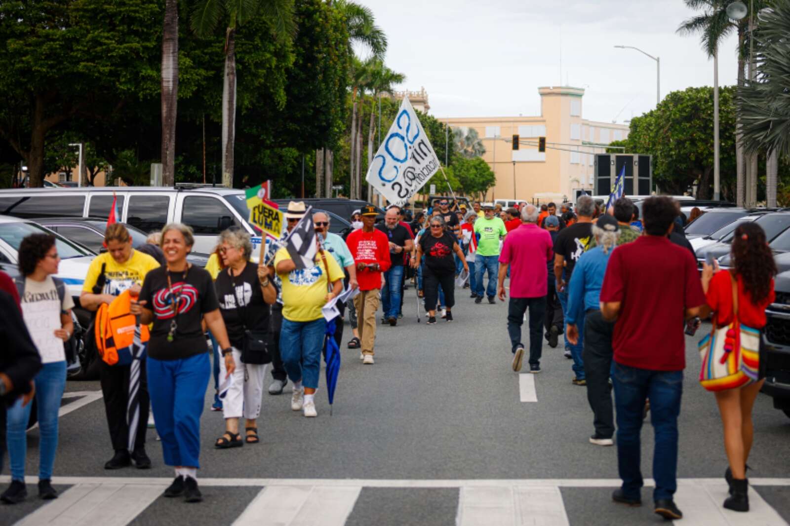 EN FOTOS: Las voces de los opositores se expresaron descontentos