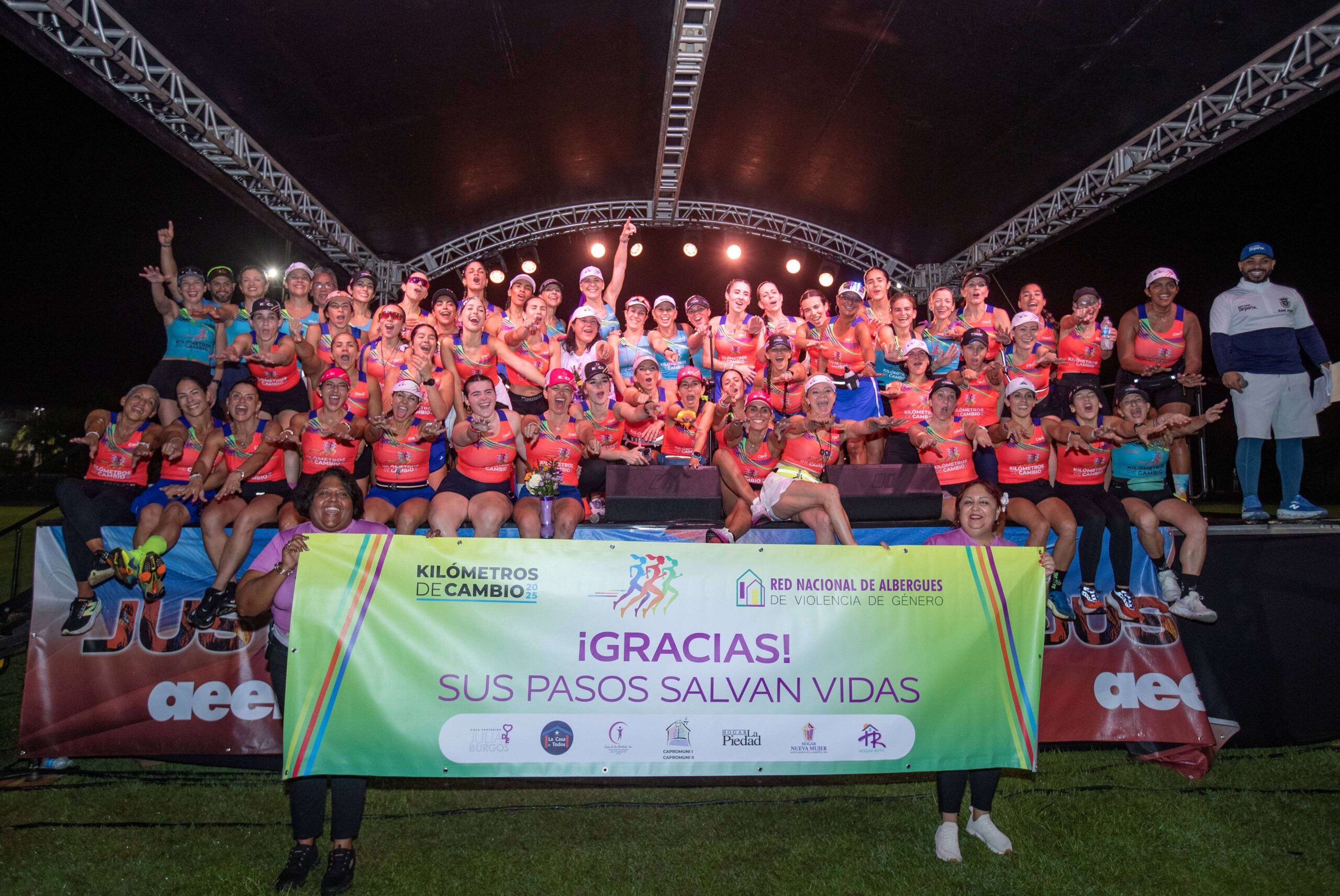 Kilómetros de Cambio alcanza los $400,000 para víctimas de violencia de género