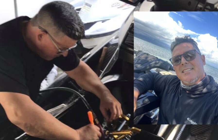 Hombre fallece durante accidente con una motora acuática