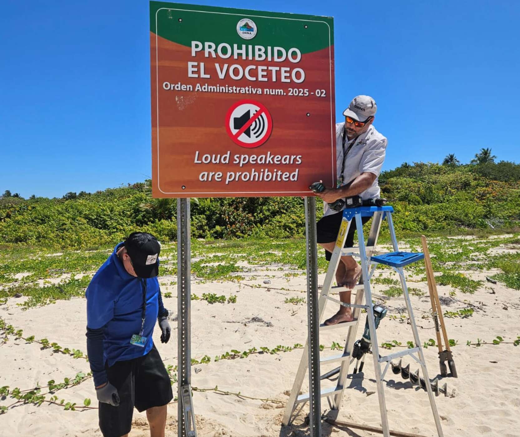 Refuerzan campaña contra el voceteo en Cayo Icacos e isla Palomino