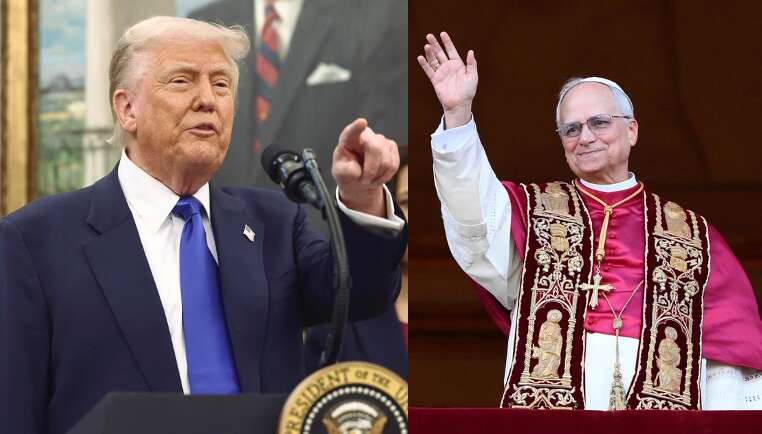 Trump considera un gran honor para EU que León XIV sea el primer papa estadounidense