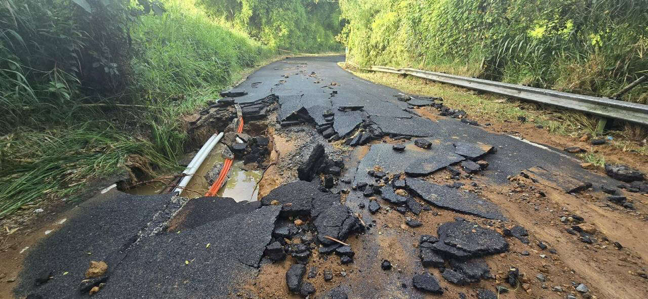 Reparan tubería de agua potable averiada en Naguabo