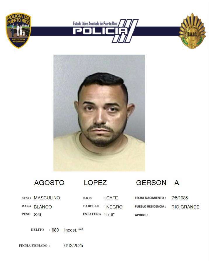 Lo acusan de incesto y actos lascivos contra menor de edad