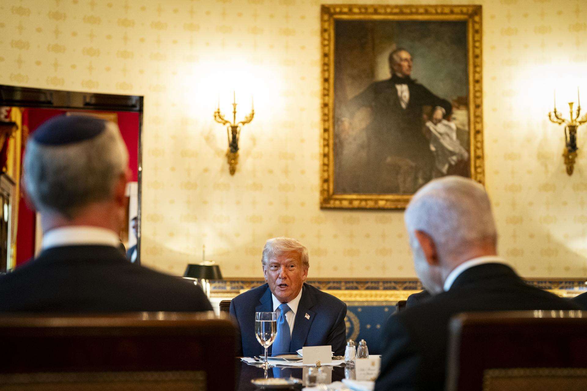 Trump volverá a reunirse hoy con Netanyahu en la Casa Blanca