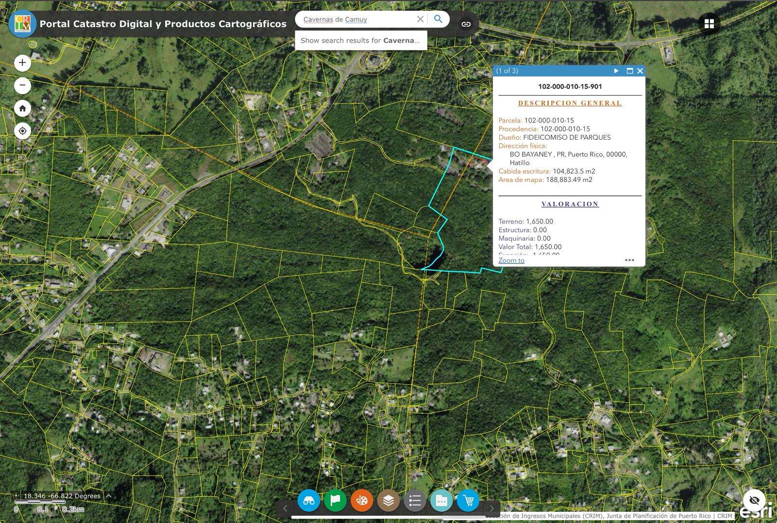 Tranque entre municipios por traspaso del Parque de las  Cavernas del Río Camuy