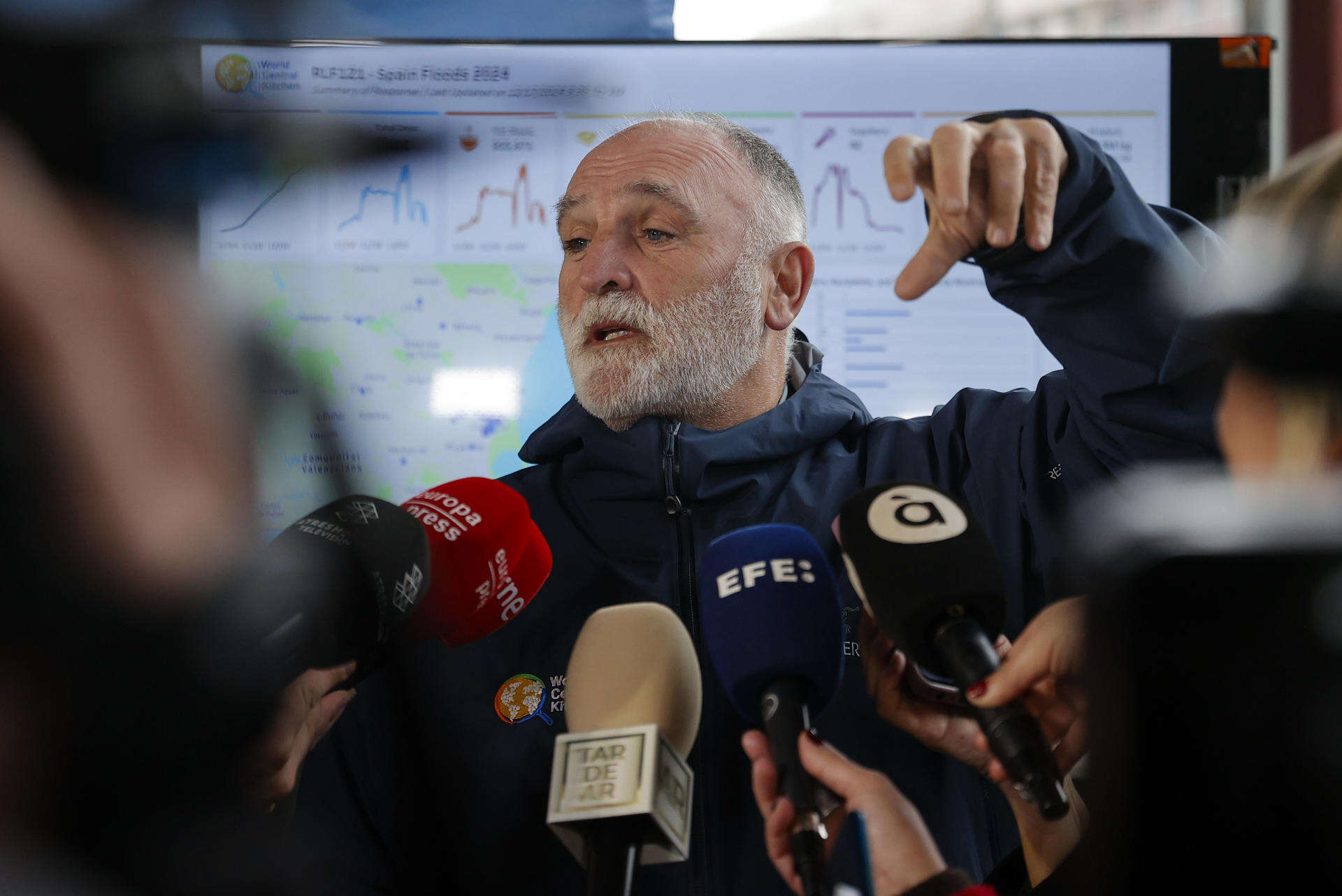 Chef José Andrés presenta propuesta para hacer frente al hambre en Gaza