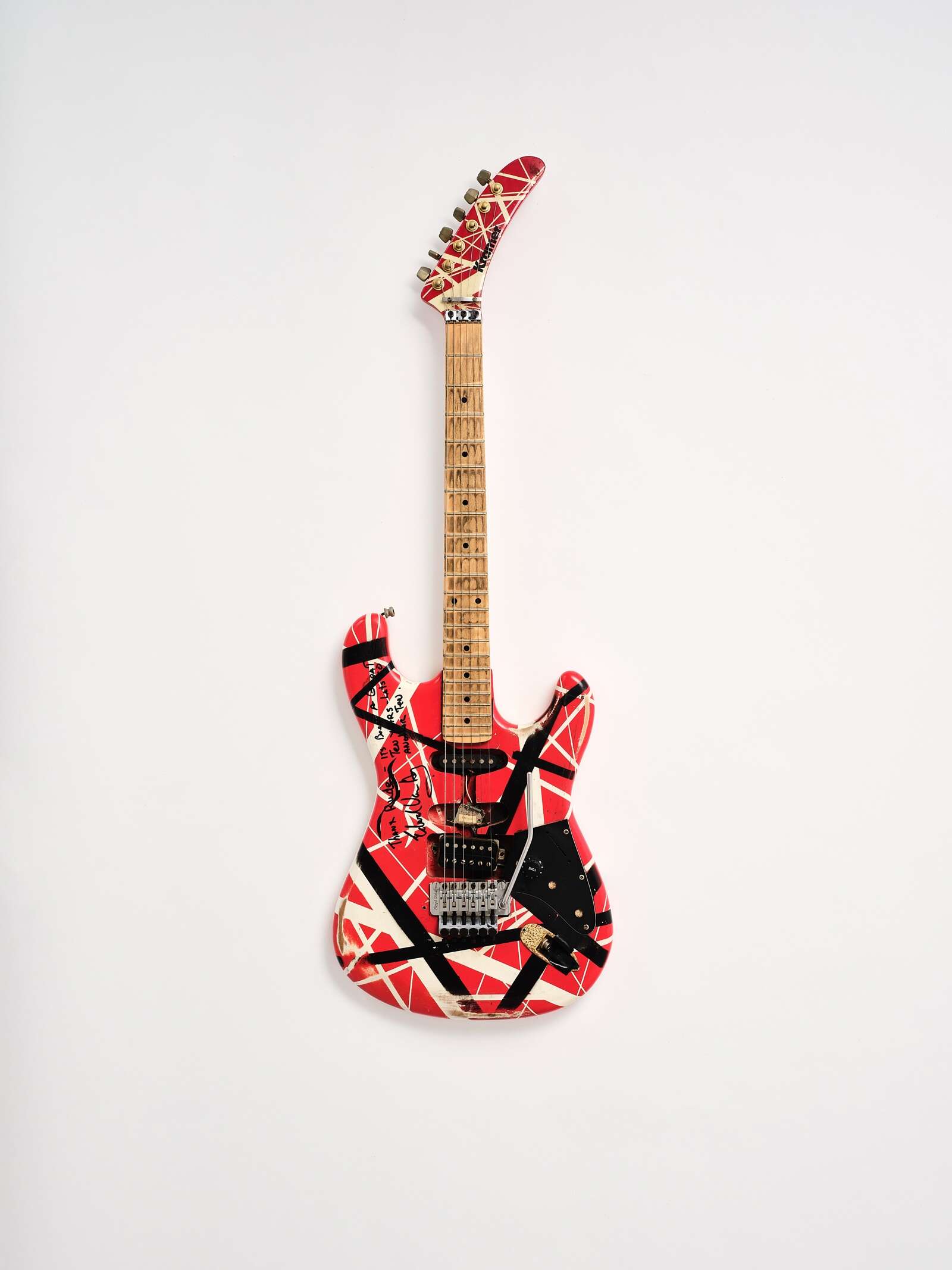 La guitarra ‘Kramer’ de Eddie Van Halen saldrá a subasta y aspira a recaudar dos millones