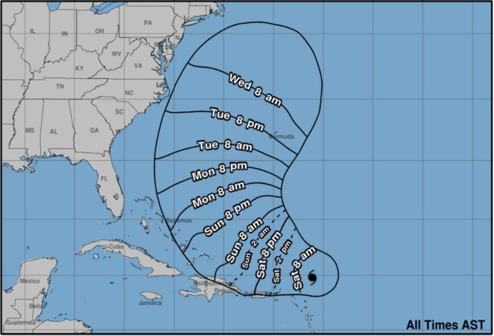 Erin es huracán categoría 3 y se mantiene la vigilancia de inundaciones para Puerto Rico