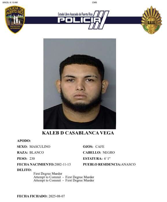 Corrección lleva al imputado equivocado a una vista por tiroteo en Mayagüez