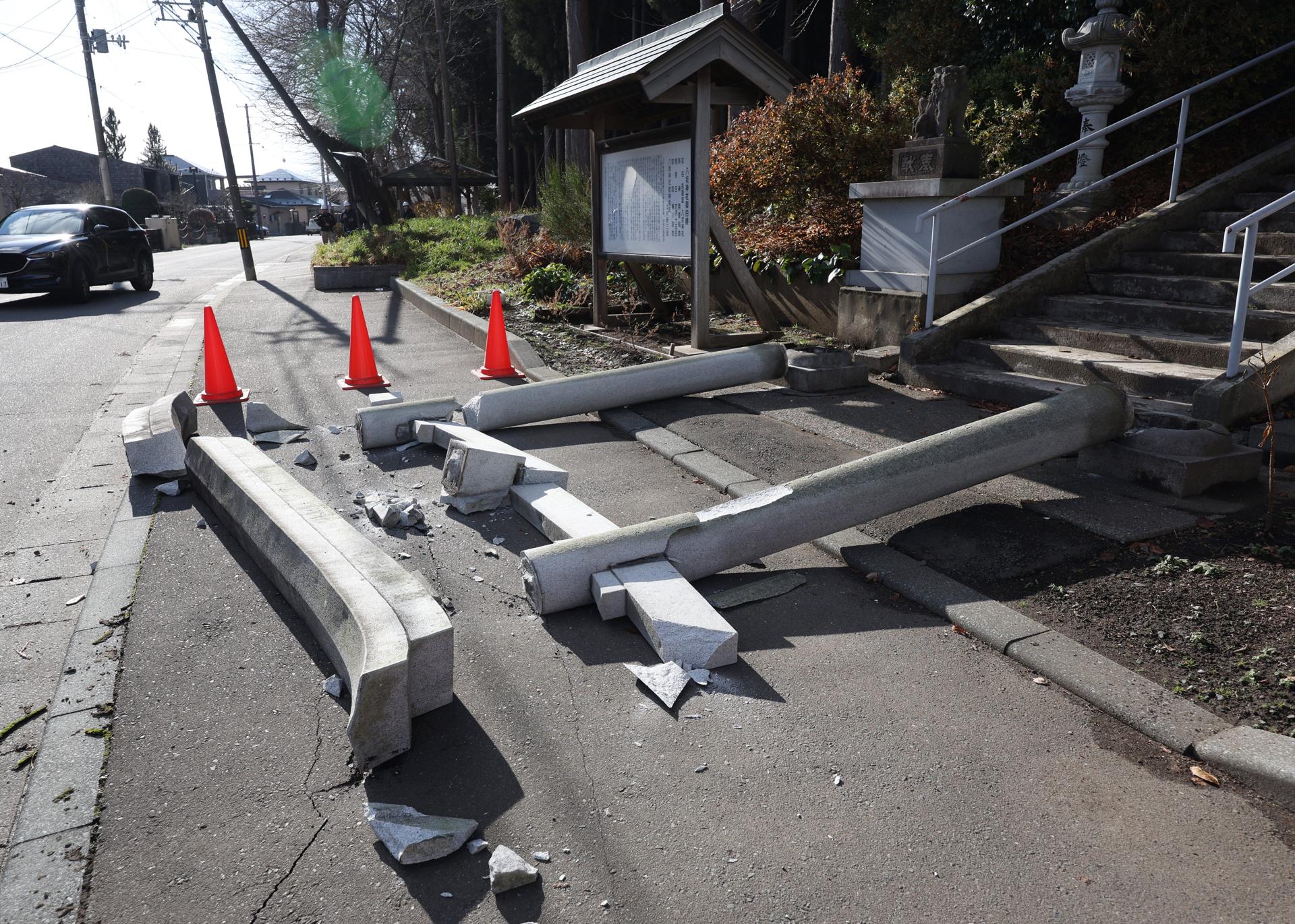 Suben a 33 los heridos por el terremoto en Japón