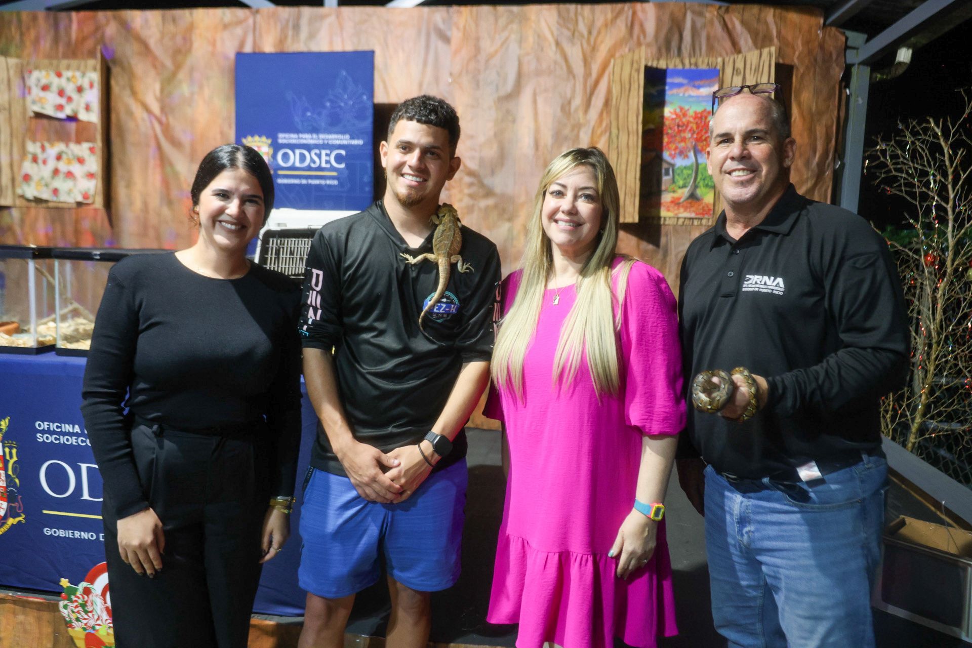 Educan en las comunidades sobre el peligro de boas reticuladas