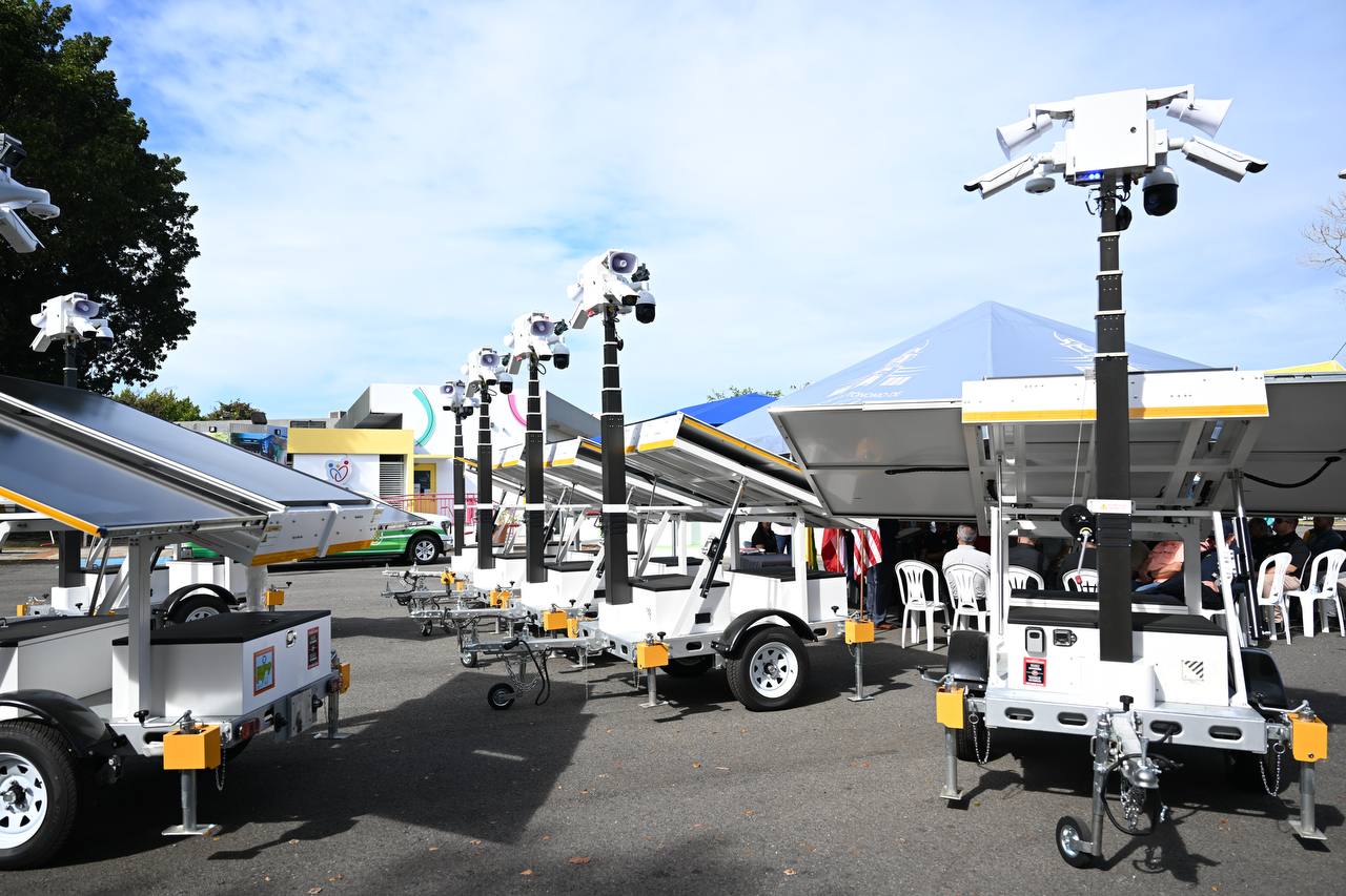 Refuerzan la seguridad con torres solares de vídeo vigilancia