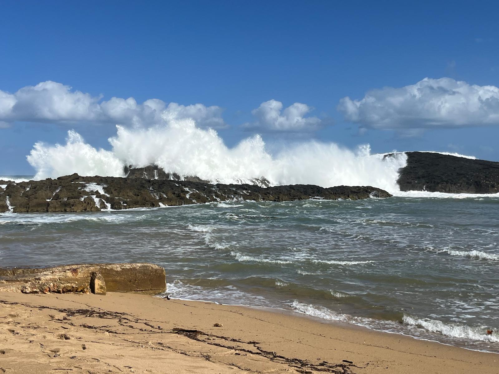 Persiste el alto riesgo de corrientes marinas en las playas del norte