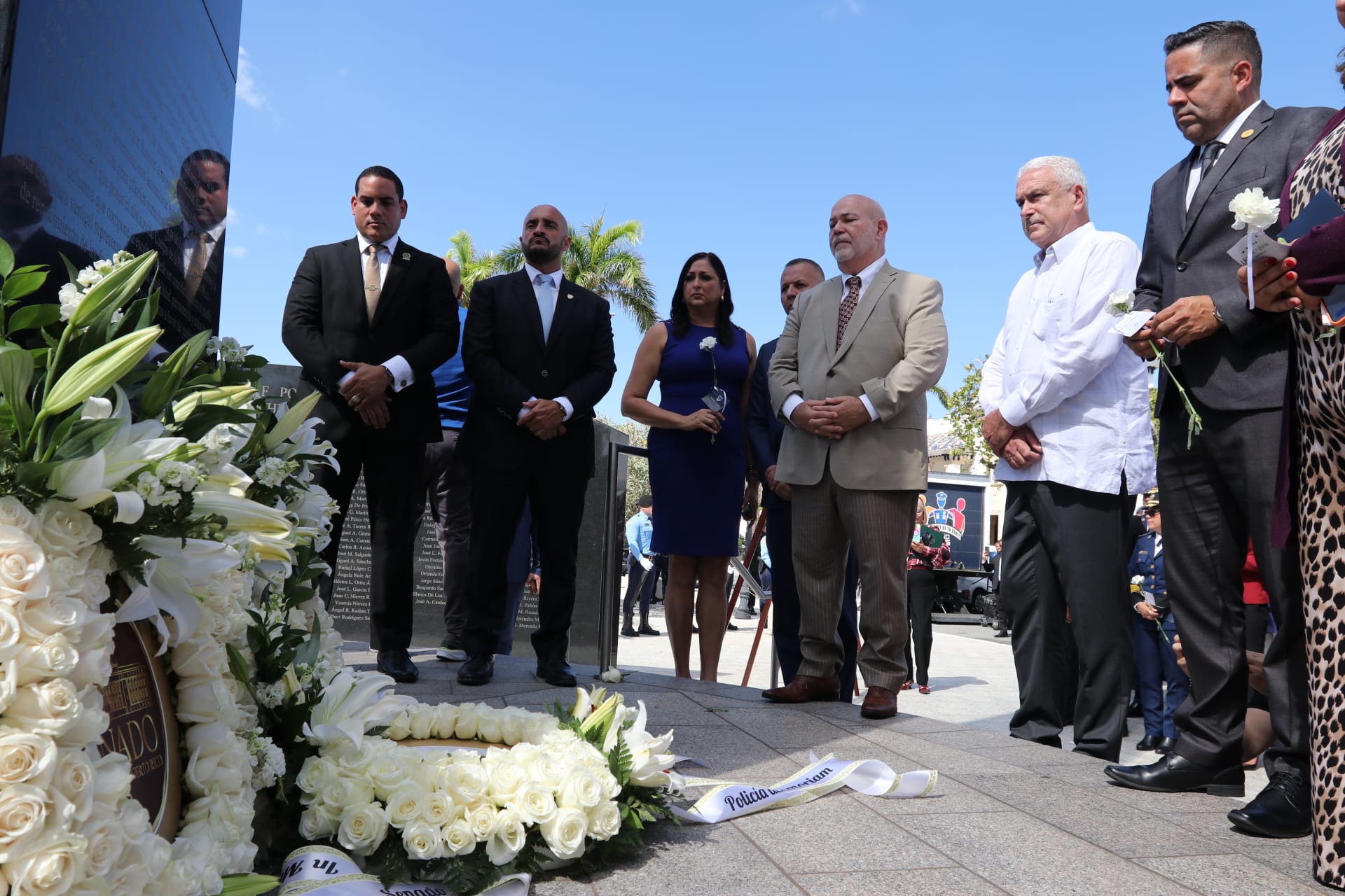 Honran a los Policías caídos durante la celebración de su semana