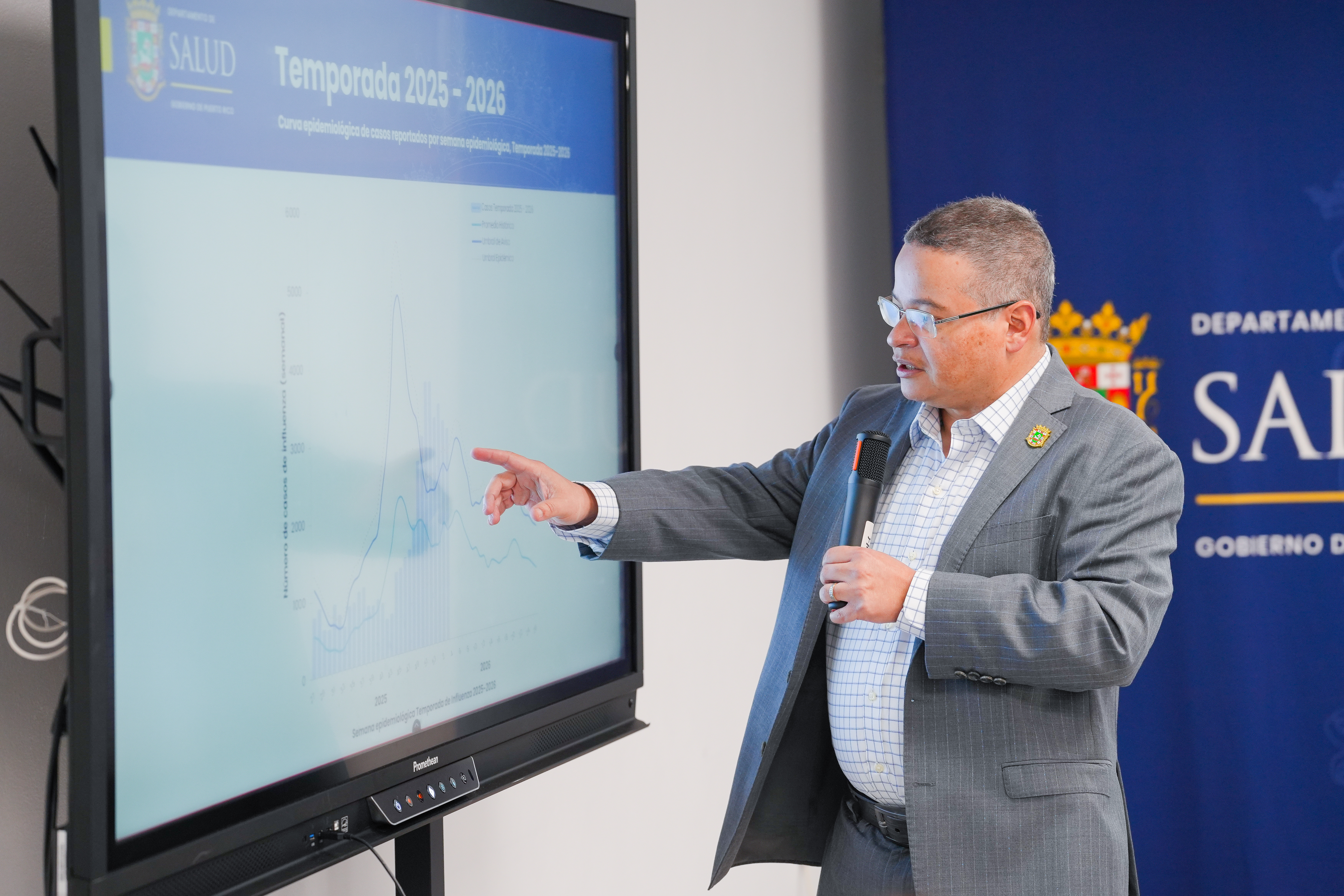 Casos de influenza se mantienen por debajo del umbral epidémico por segunda semana