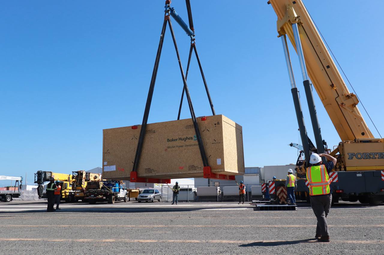 Llegan a Ponce las primeras turbinas para añadir 150 megavatios