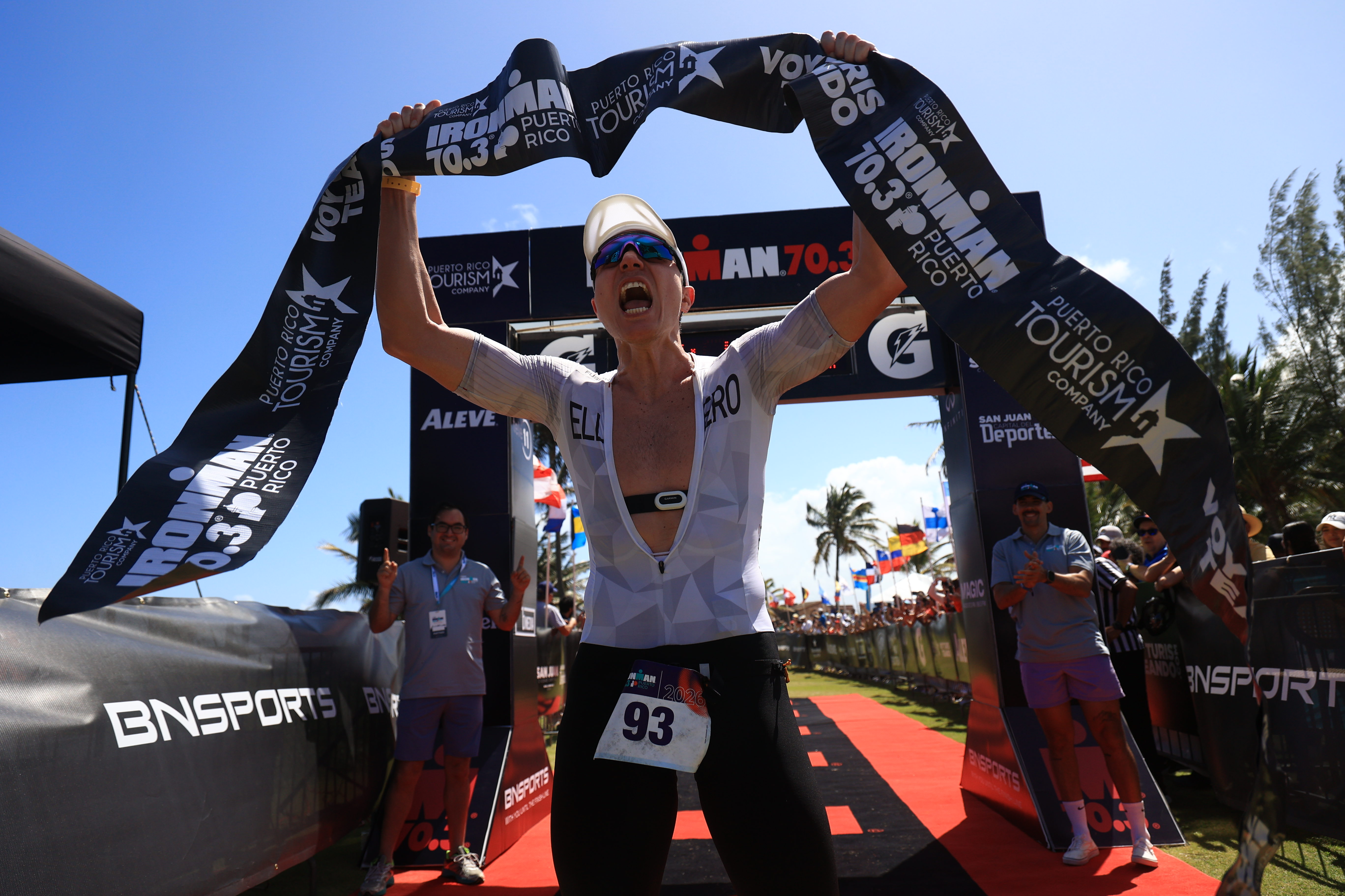 Brasileño Caio Carvalho Ellero se coronó en el IRONMAN 70.3 Puerto Rico