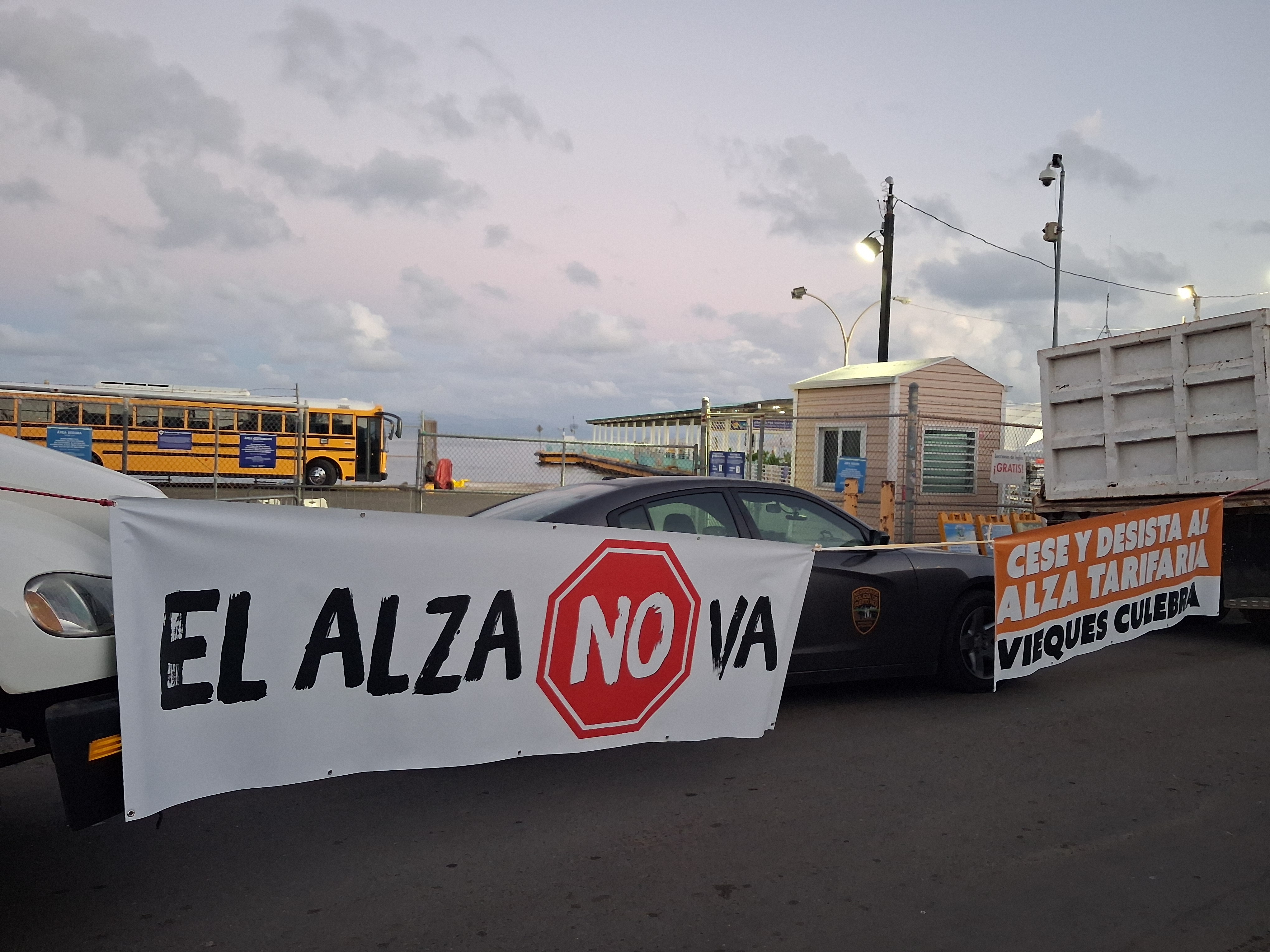 Protesta en terminal de Vieques provoca cancelación de viajes