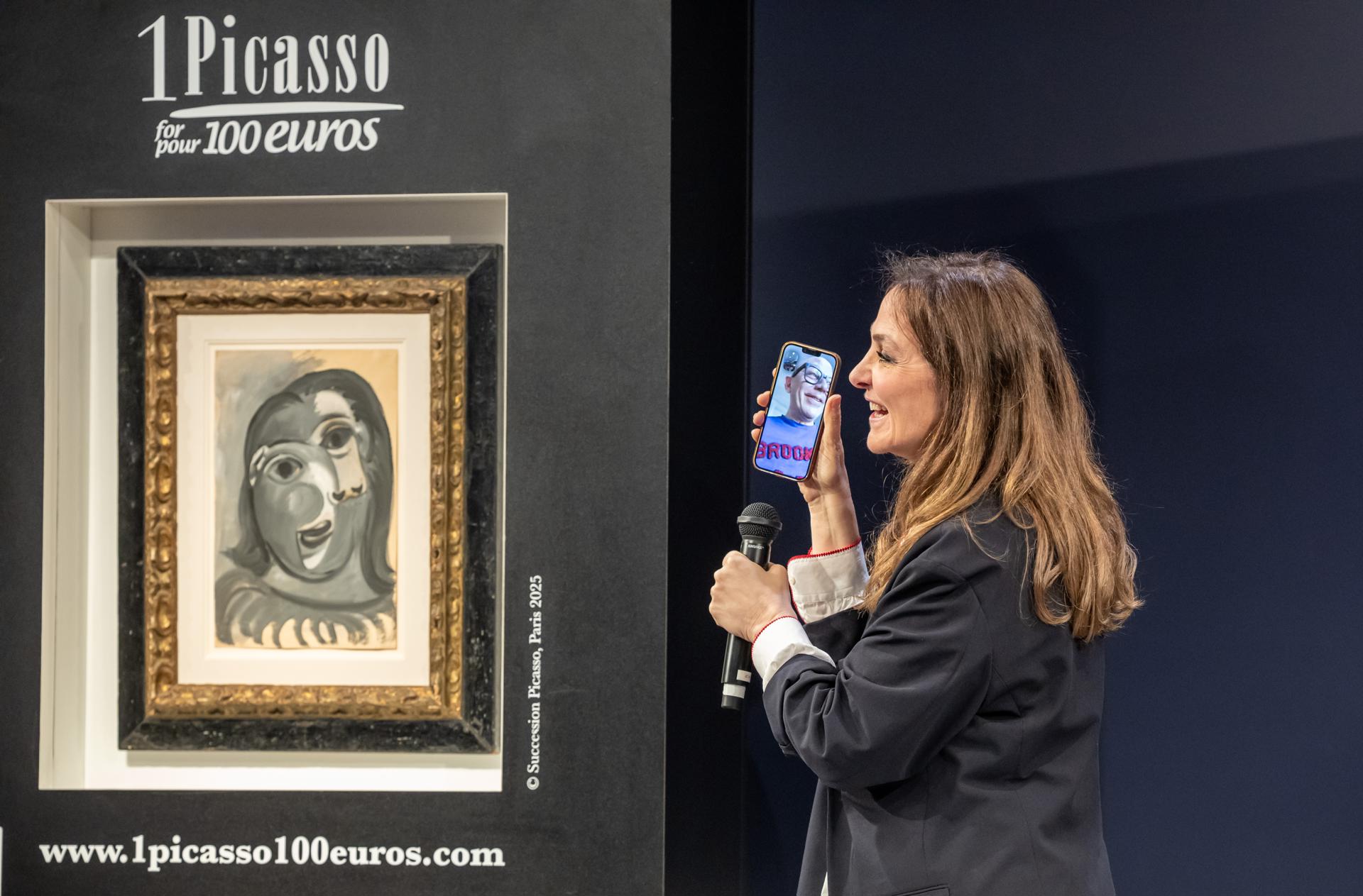 Un francés gana un Picasso valorado en un millón de euros en una rifa solidaria en París