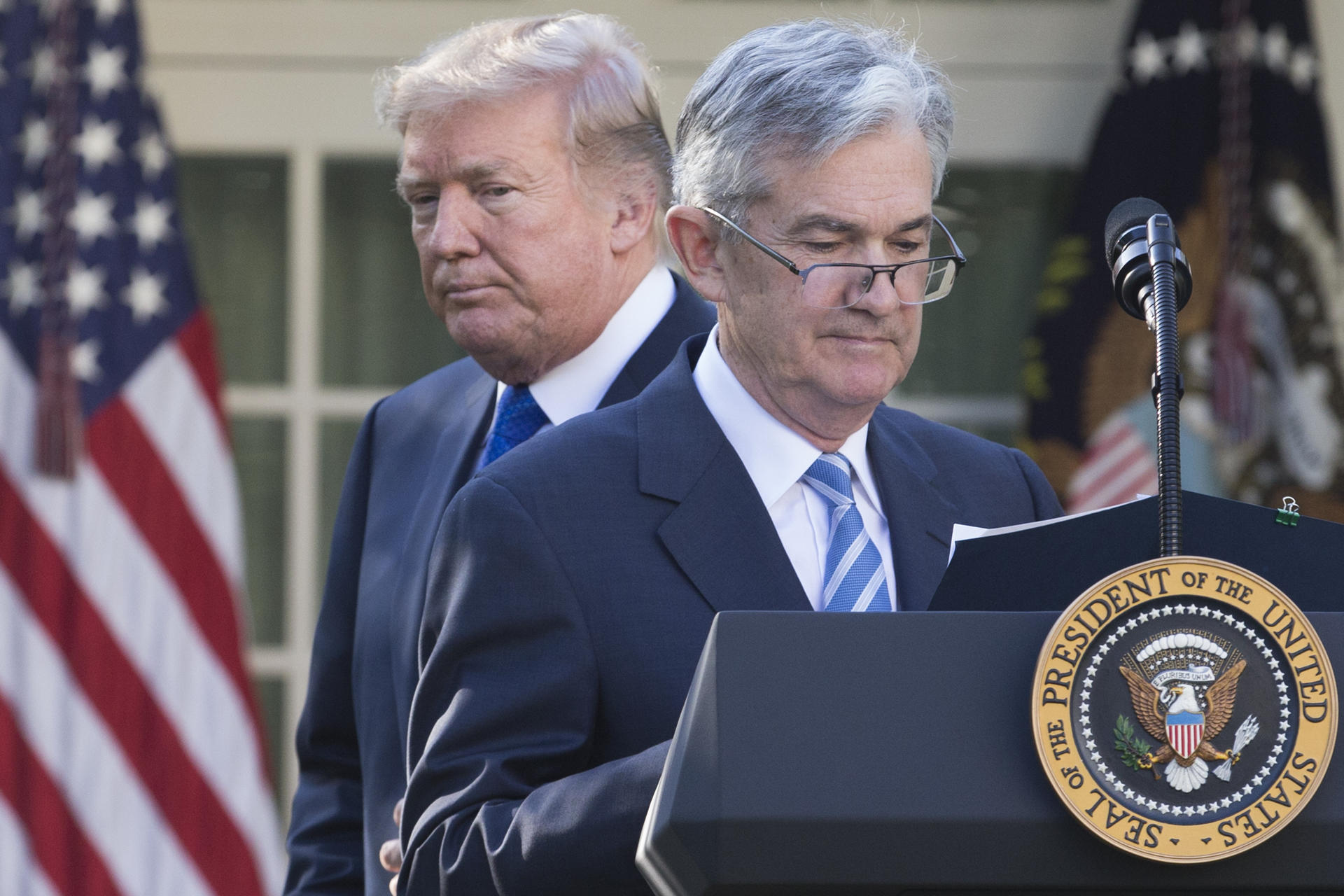 Trump lanza otra amenaza al presidente de la Fed