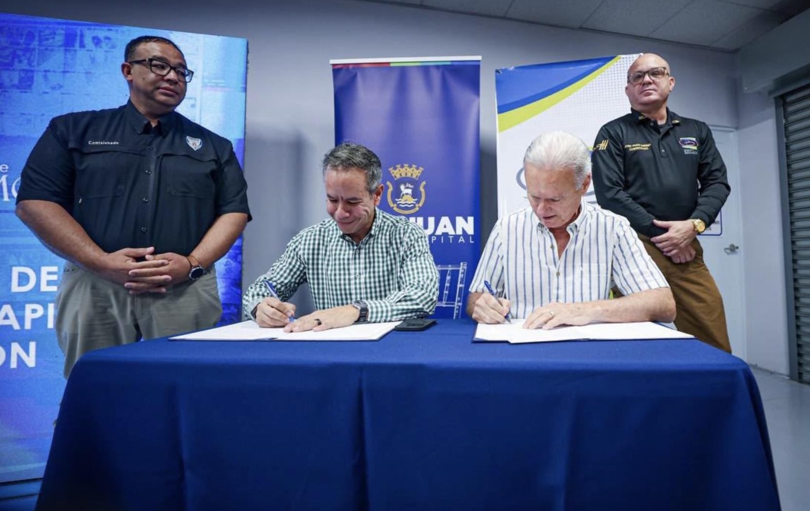 Alcaldes de SJ y Bayamón acuerdan colaborar en seguridad