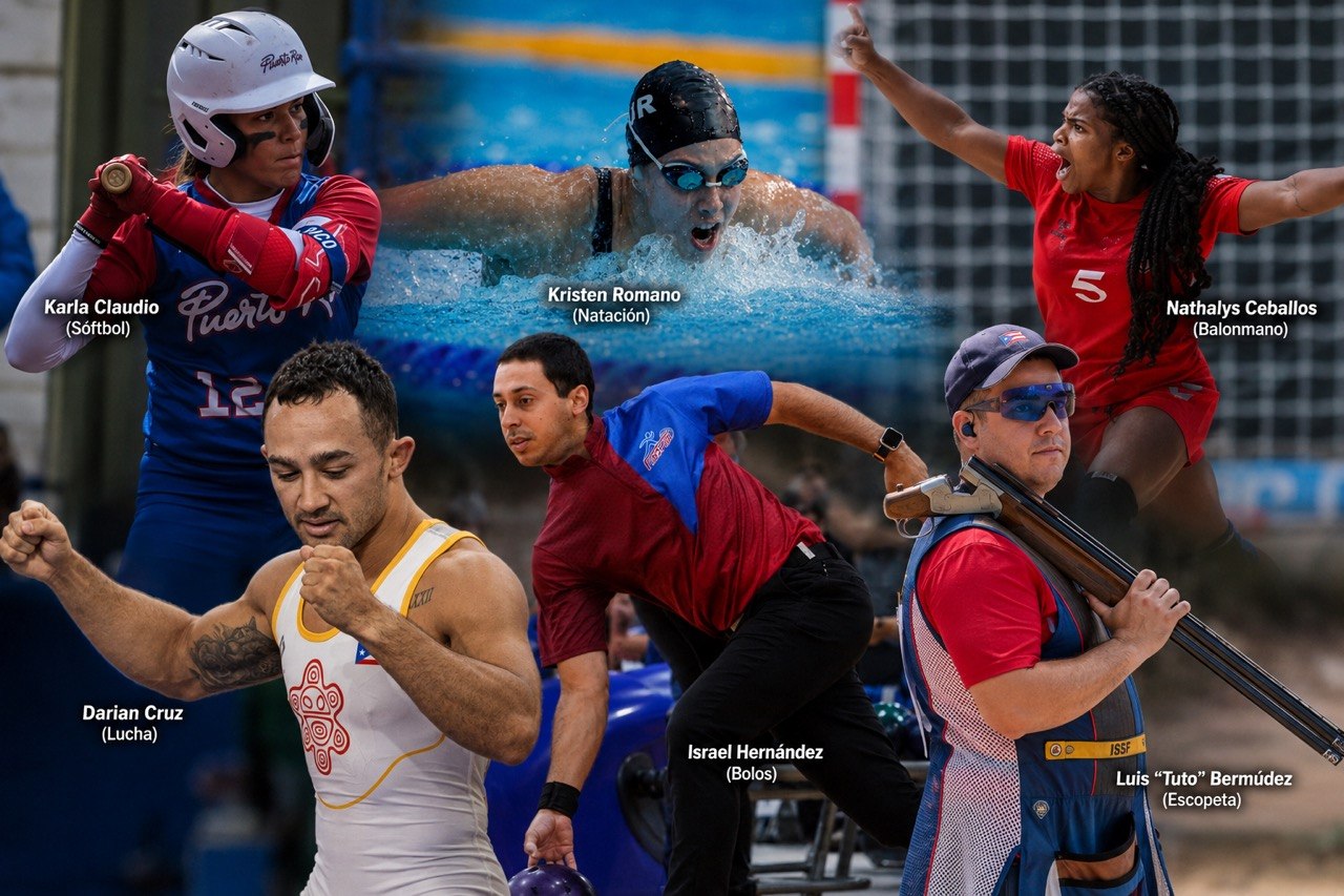 COPUR anuncia seis finalistas para abanderados de Puerto Rico en Juegos CAC 2026