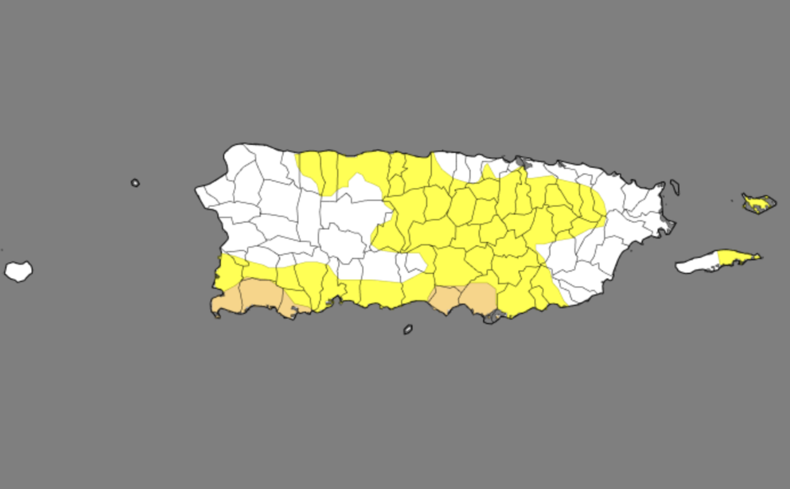 Casi la mitad de Puerto Rico está anormalmente seca, según Monitor de Sequía