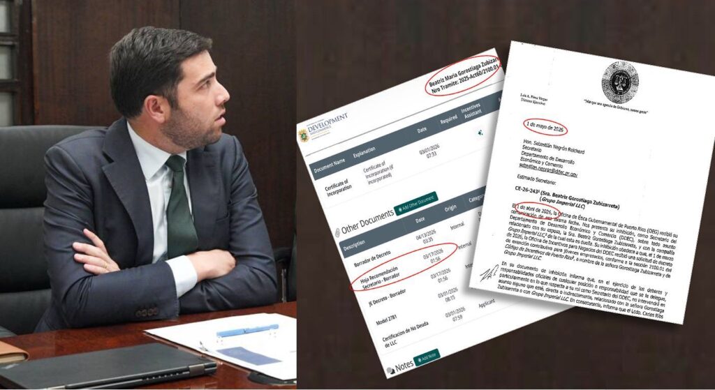 Sombras sobre intervención de Negrón Reichard en el decreto de su esposa