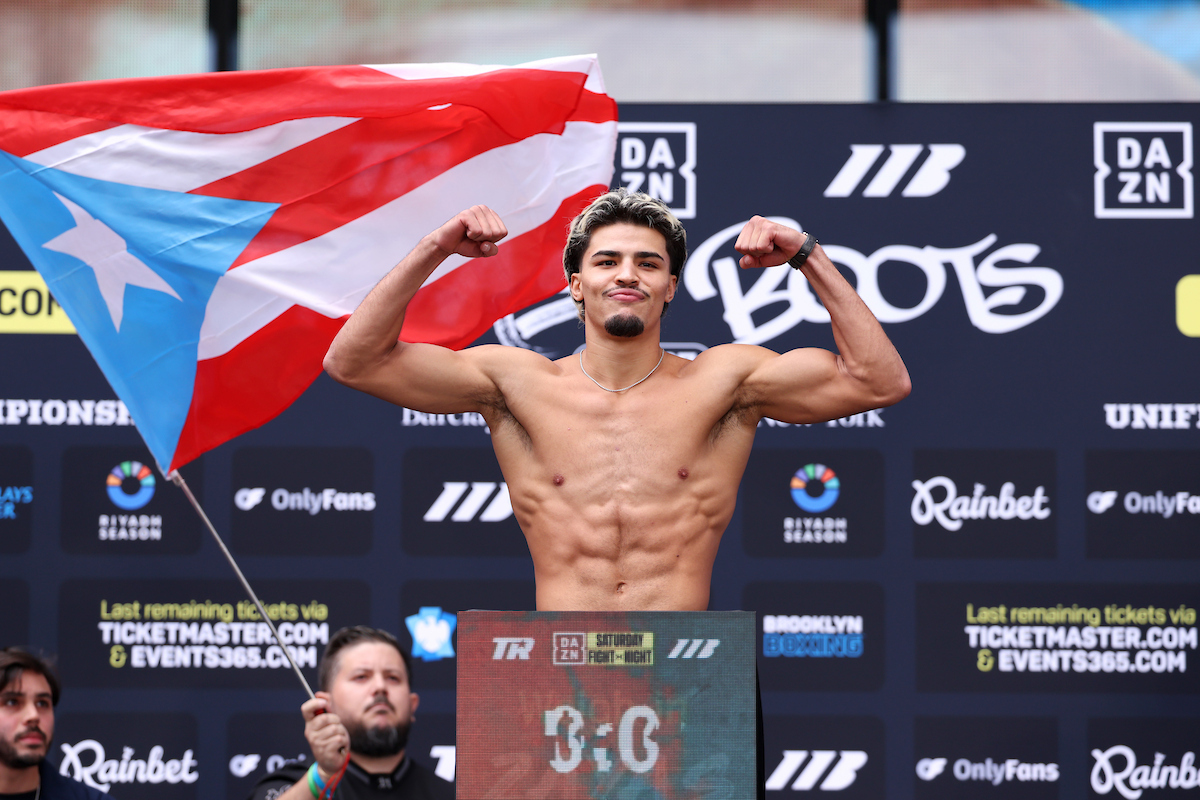 Xander Zayas pone en juego su reinado como campeón de las 154 libras
