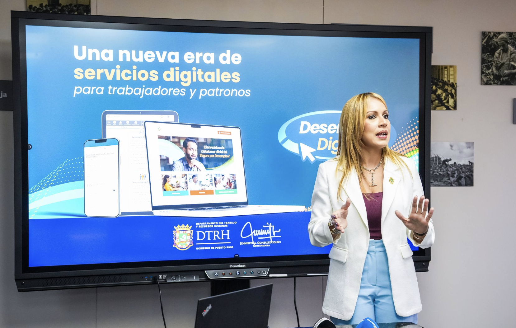 DTRH presenta plataforma digital para trámites del Seguro por Desempleo y patronos