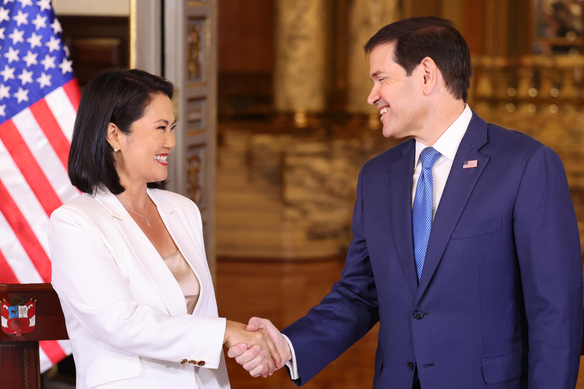 Keiko Fujimori y Marco Rubio confirman el ingreso de Perú al Escudo de las Américas