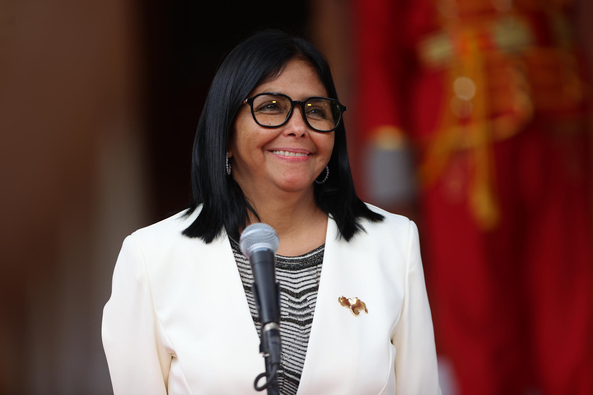 Delcy Rodríguez llega a Estados Unidos para participar en la Asamblea General de la ONU